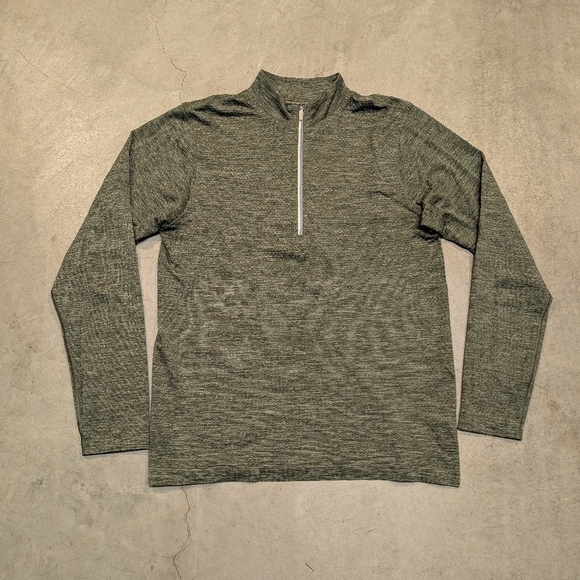 lululemon athletica Other - lululemon athletica Vent Tech Men's Green 1/4 Zip Sweater Long Sleeve